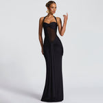 Women's Ribbon Slim-fit Sheath Dress