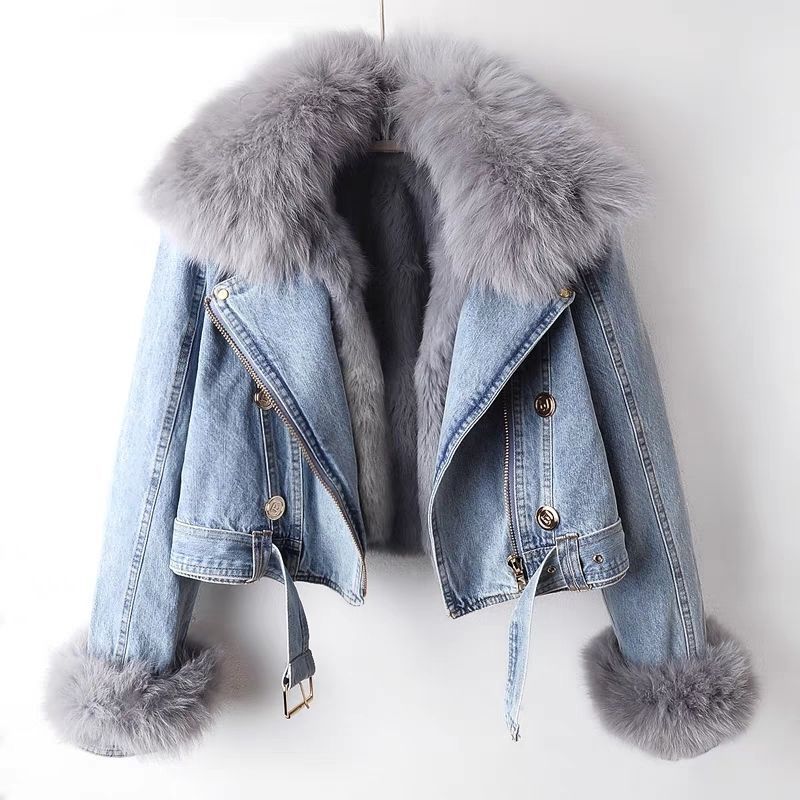 The Arctic Denim Luxe Coat
