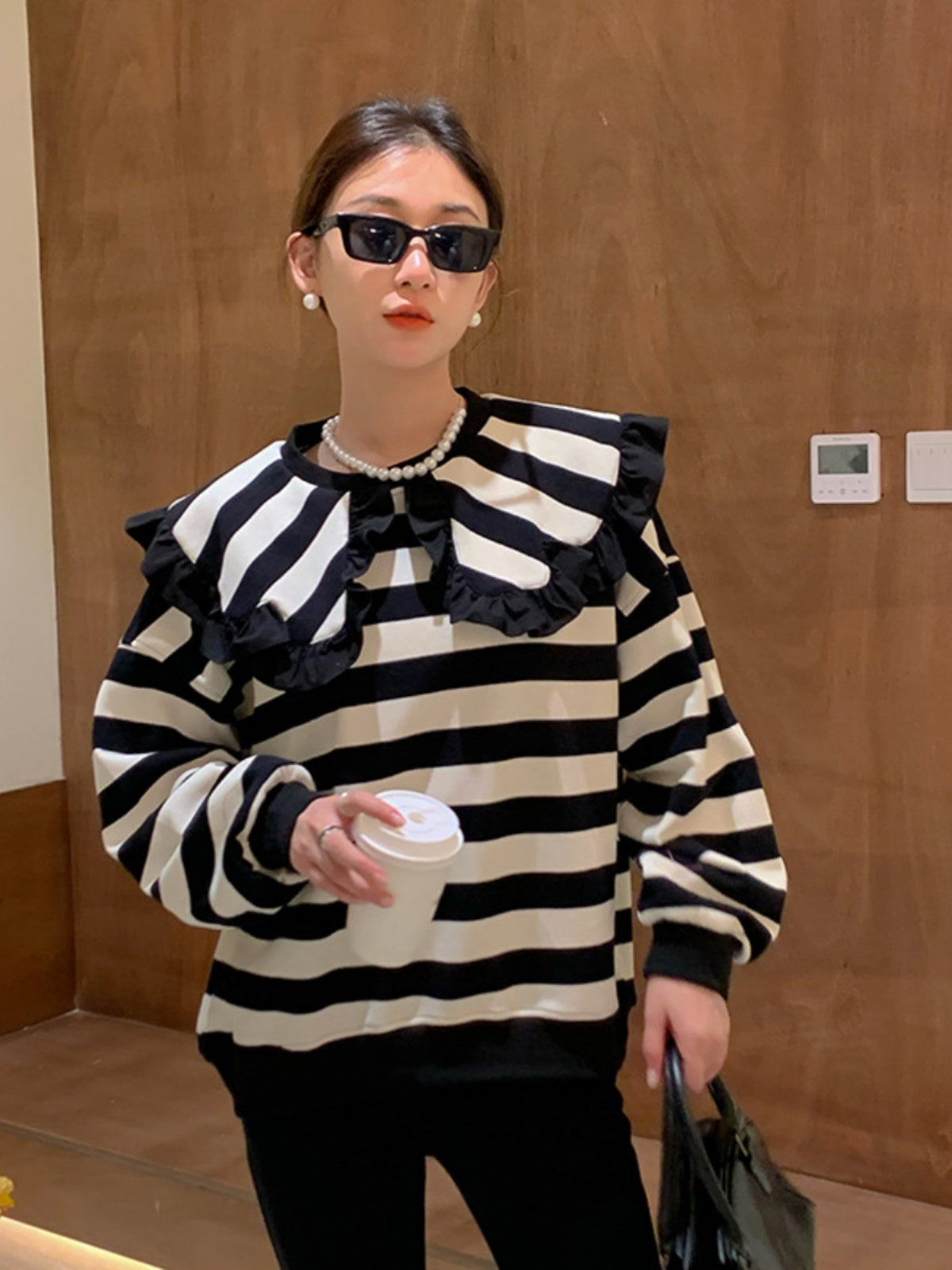 Mother & Daughter Striped Sweater Set