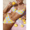 New Print Bikini Underwire Slimming Swimsuit