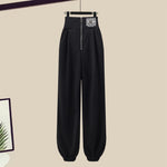 Women's Sweater Autumn Casual Sports Two-piece Suit