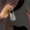 Personalized High-grade Temperament Curved Tassel Earrings