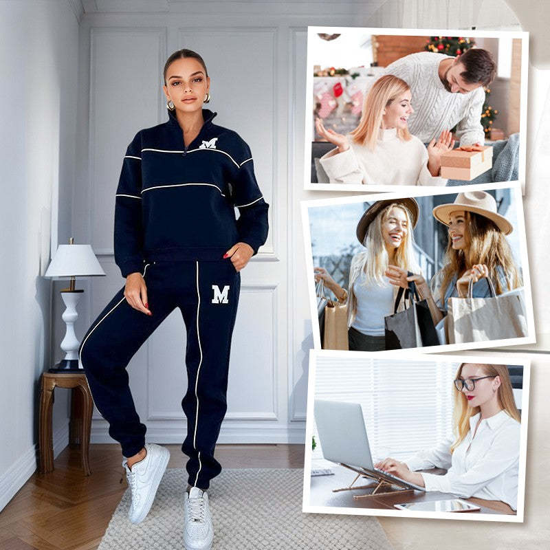 Women’s Lounge Set – Sweatshirt & Baggy Sweatpants