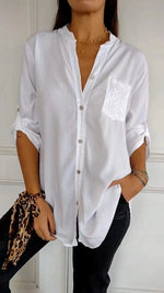 Casual Button-Down Long Sleeve Shirt