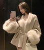 Fashion Plus Size French Elegant Woolen Overcoat