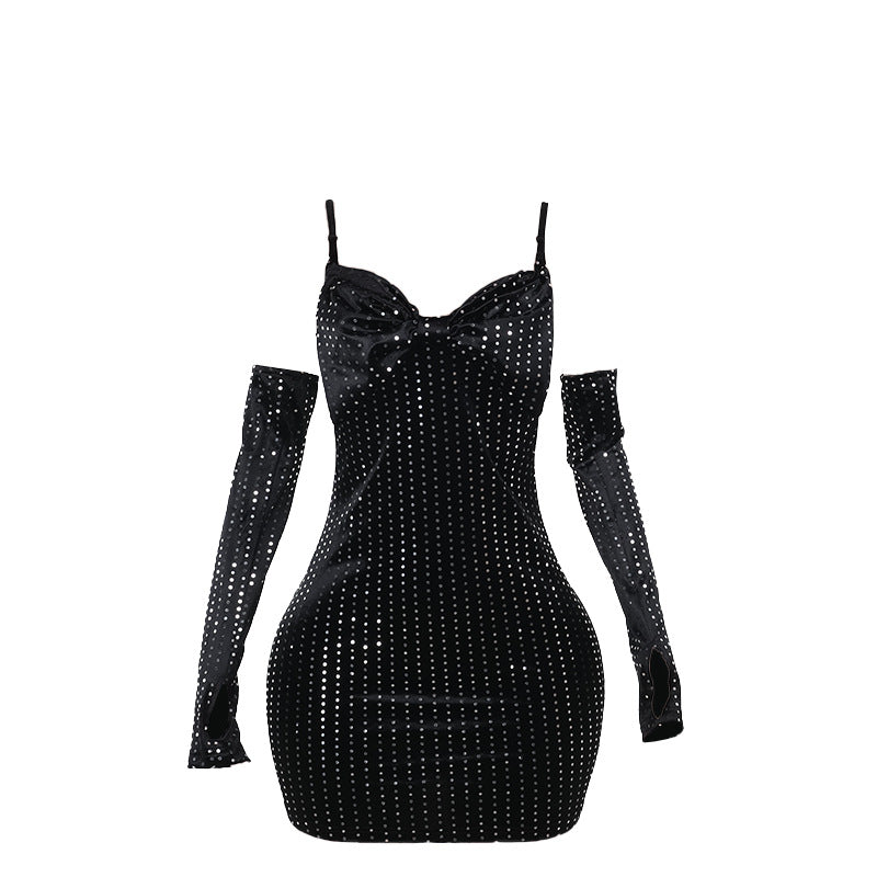 The Midnight Velvet Seduction Dress