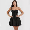 Lace Suspender Dress - Summer Slim Waist Pleated Dress