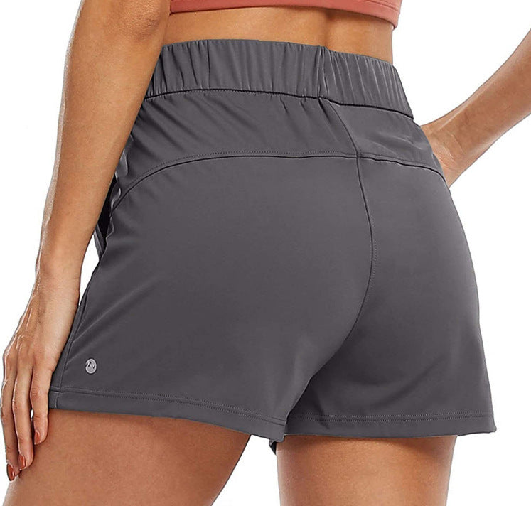 Lockere, atmungsaktive Sport-Shorts zum Schnüren für Damen