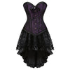 Classic Flounce Body Shaping Two-piece Suits Long Dress