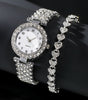 Fashion Jewelry Numbers Diamond Women's Watch Bracelet
