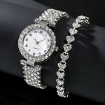 Fashion Jewelry Numbers Diamond Women's Watch Bracelet