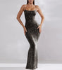 Lady Fashion Suspenders Mermaid Dress