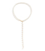 Retro Round Beads Chain Beaded Simple Tassel Long Necklace