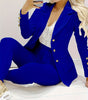 Women's Solid Color Temperament Commute Casual Suit