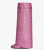Round Toe Rhinestone Lock Knee-High Wedge Boots