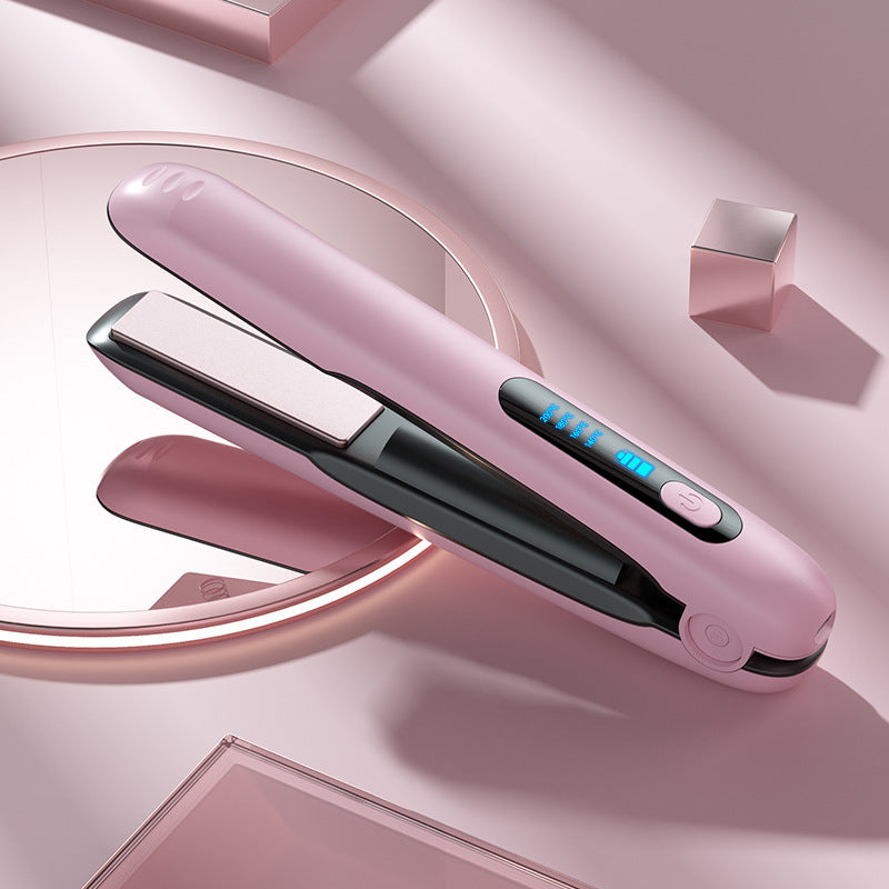 Wireless 2-in-1 Hair Straightener & Curler | USB Rechargeable | 5000mAh | 200°C | Portable & Cordless