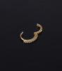 Mini Thin Copper Inlaid Zircon Simple Earrings