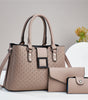 Three-Piece Textured Women's Crossbody Bag Set