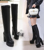Knee-high boots for women thigh-high boots for women shoe elastic boots