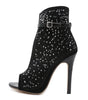 Fishbill Rhinestone Heels