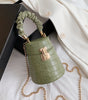 Niche stone pattern wild girl chain single shoulder messenger bag