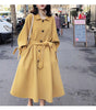 Mid-length thick cashmere coat