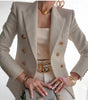 Women's New Solid Color Fashion Casual Suit Short Jacket