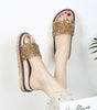 Rhinestone slippers