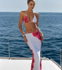 Printed Sexy Bandage Skirt Bikini Swimsuit
