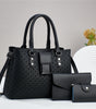 Three-Piece Textured Women's Crossbody Bag Set