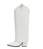 Pointed-Toe Denim Western Boots