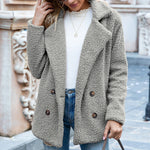 Fluffy Lapel Winter Coat