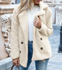 Fluffy Lapel Winter Coat