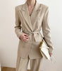 Short French Suit with Belt