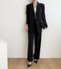 Short French Suit with Belt