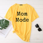 Mom Mode Harajuku Vintage T-Shirt – Kawaii Aesthetic Streetwear