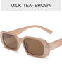 Retro Small Frame Sunglasses Female Candy Color Colorful Fashion Sunglasses