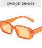 Retro Small Frame Sunglasses Female Candy Color Colorful Fashion Sunglasses