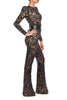 Celebrity Style Lace Slim Jumpsuit – Elegant Design