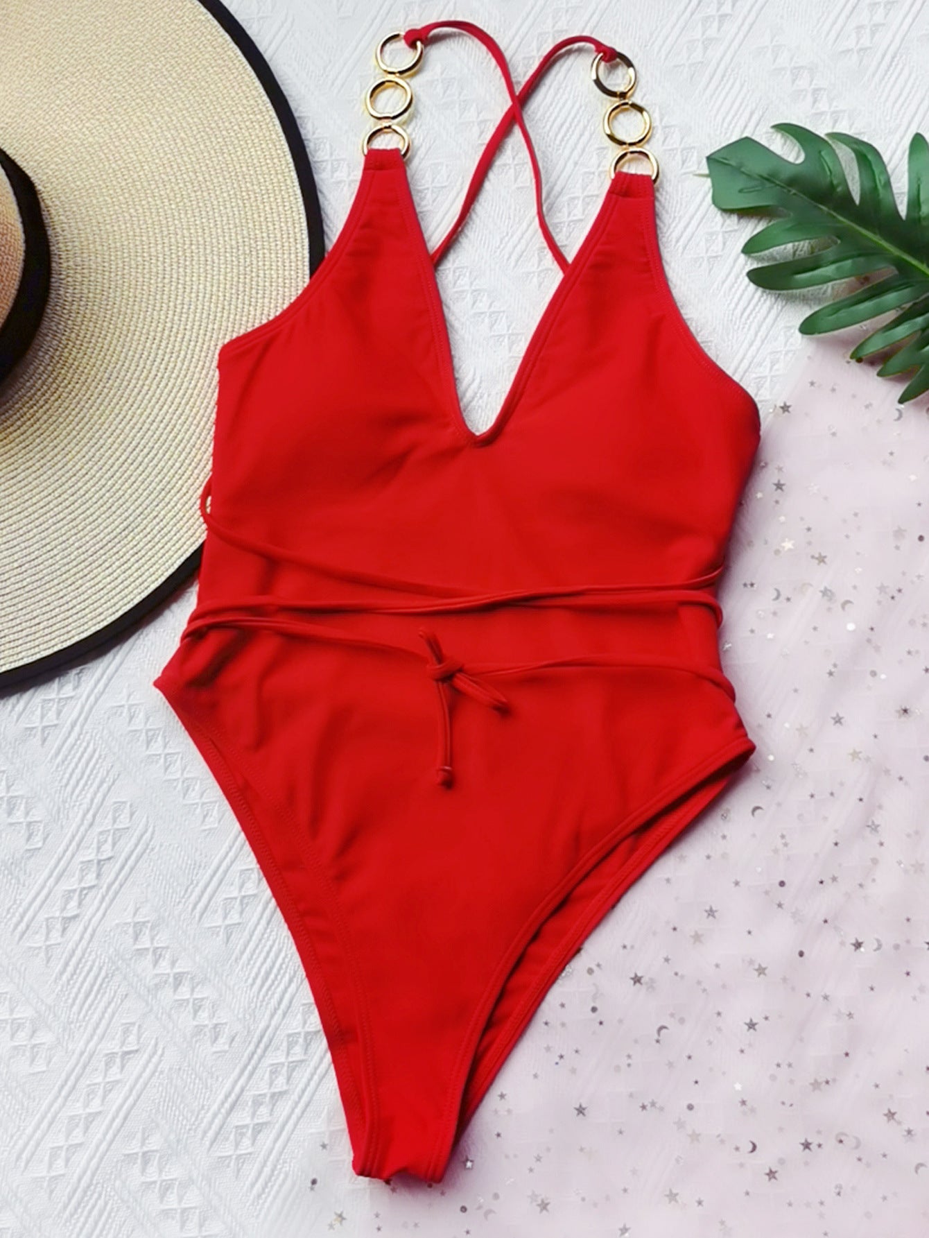 Sexy One-Piece Swimsuit – Solid Color Monokini