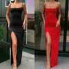 Hips Sexy Sling Temperament Slit Dress