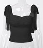 Casual Bodycon Bandage T-Shirt – Fashion Streetwear Top