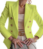 Women's New Solid Color Fashion Casual Suit Short Jacket