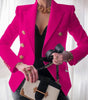 Women's New Solid Color Fashion Casual Suit Short Jacket