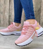 Lace Up Sneakers Women Wedge Heel Running Sports Shoes