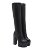 Knee-high boots for women thigh-high boots for women shoe elastic boots