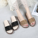 Rhinestone slippers