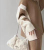 Turtleneck Long-sleeved Knitted Top Two-piece Set