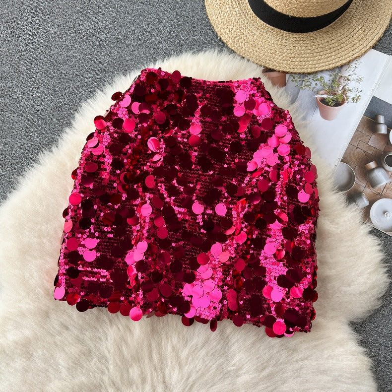 The Spotlight Socialite Sequin Skirt