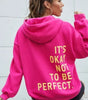 Women's Multi-color Letters Printed All-matching Casual Long Sleeve Sweatshirt